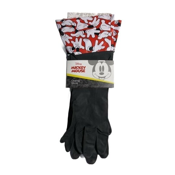 🛒$9 Disney Mickey Mouse Rubber Cleaning Gloves NEW #2231-5B - Picture 1 of 3